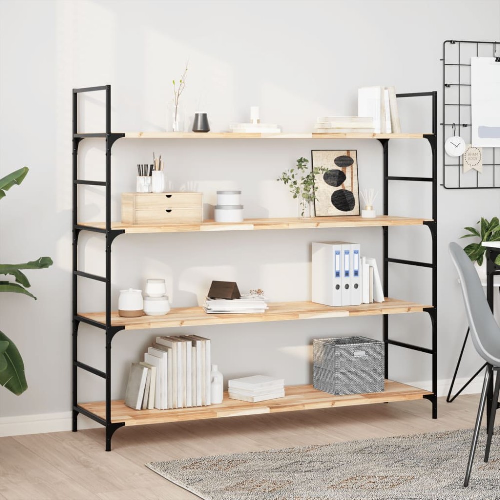 vidaXL Ράφι Κρεμαστό 120x40x2 εκ. Ακατέργαστο Μασίφ Ξύλο Ακακίας