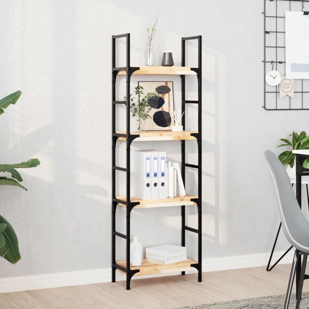 vidaXL Ράφια Πλωτά 2 τεμ. 40x20x4 εκ. από Μασίφ Ξύλο Ακακίας