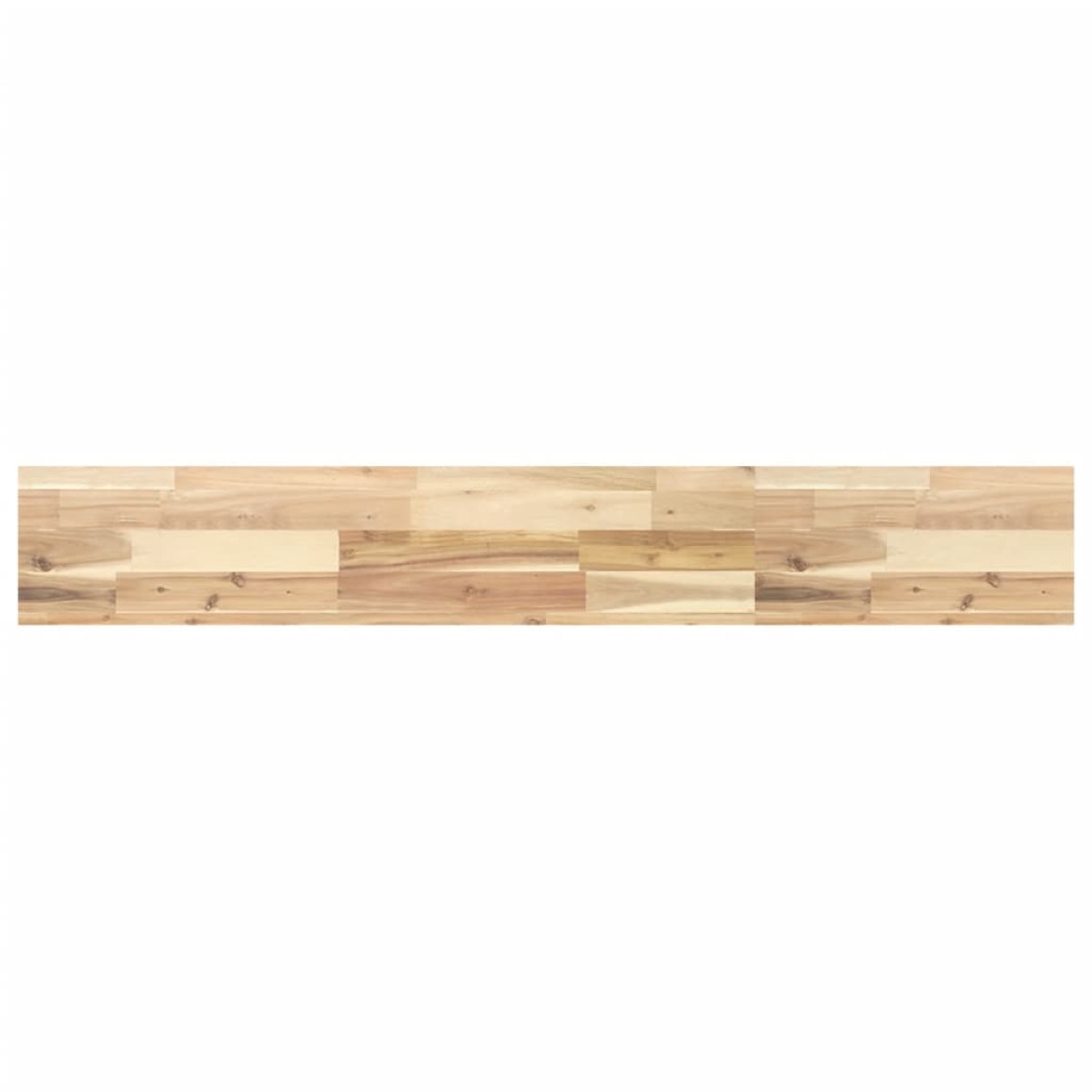 vidaXL Ράφια Πλωτά 4 τεμ. 120x20x4 εκ. από Μασίφ Ξύλο Ακακίας, Ακατέργαστο