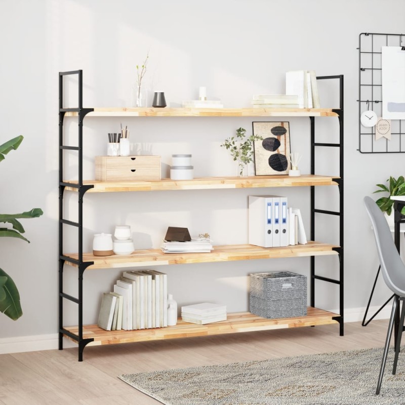 vidaXL Ράφι Κρεμαστό 140x30x4 εκ. Ακατέργαστο Μασίφ Ξύλο Ακακίας