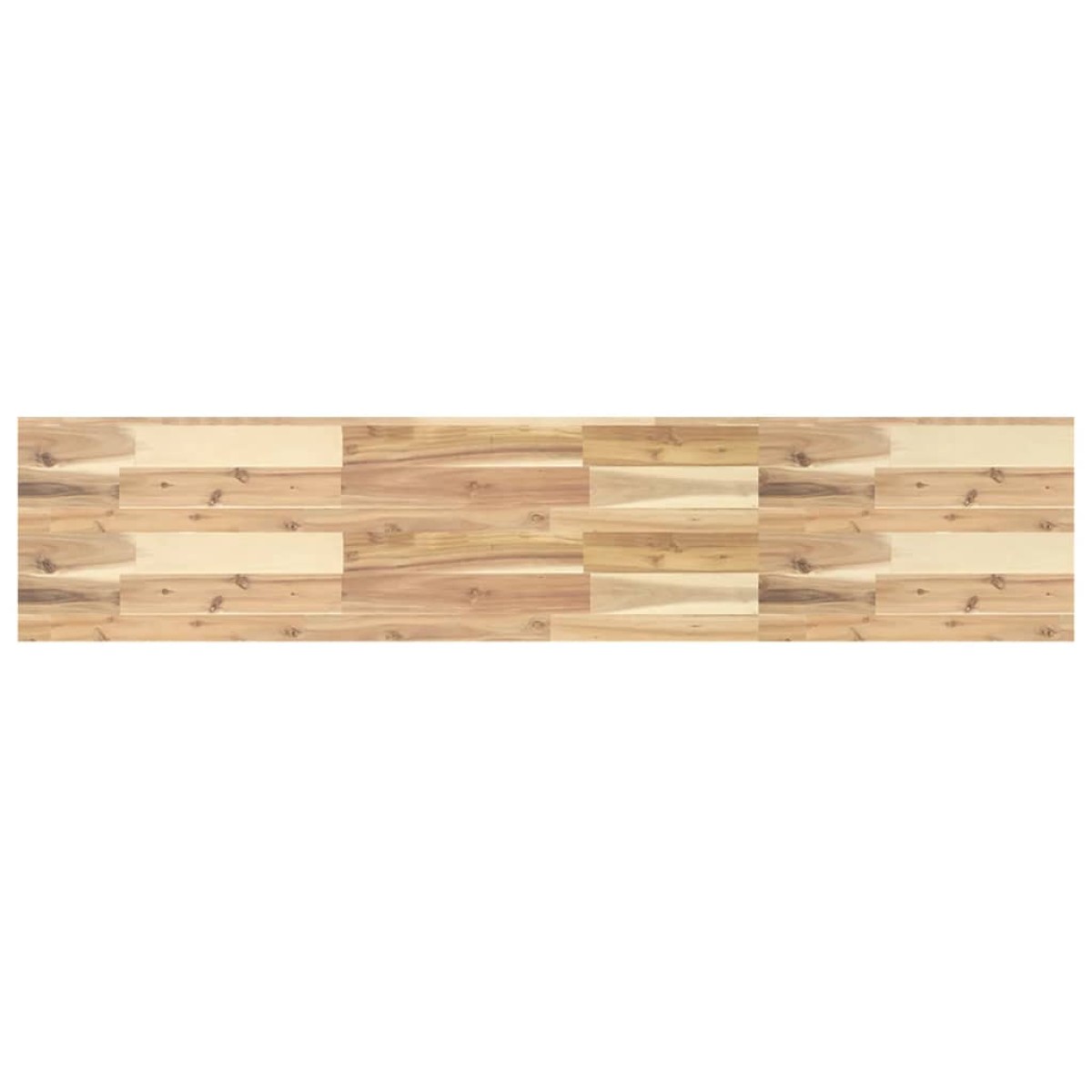 vidaXL Ράφια Κρεμαστά 4 Τεμ. 160x30x4εκ Ακατέργαστο Μασίφ Ξύλο Ακακίας