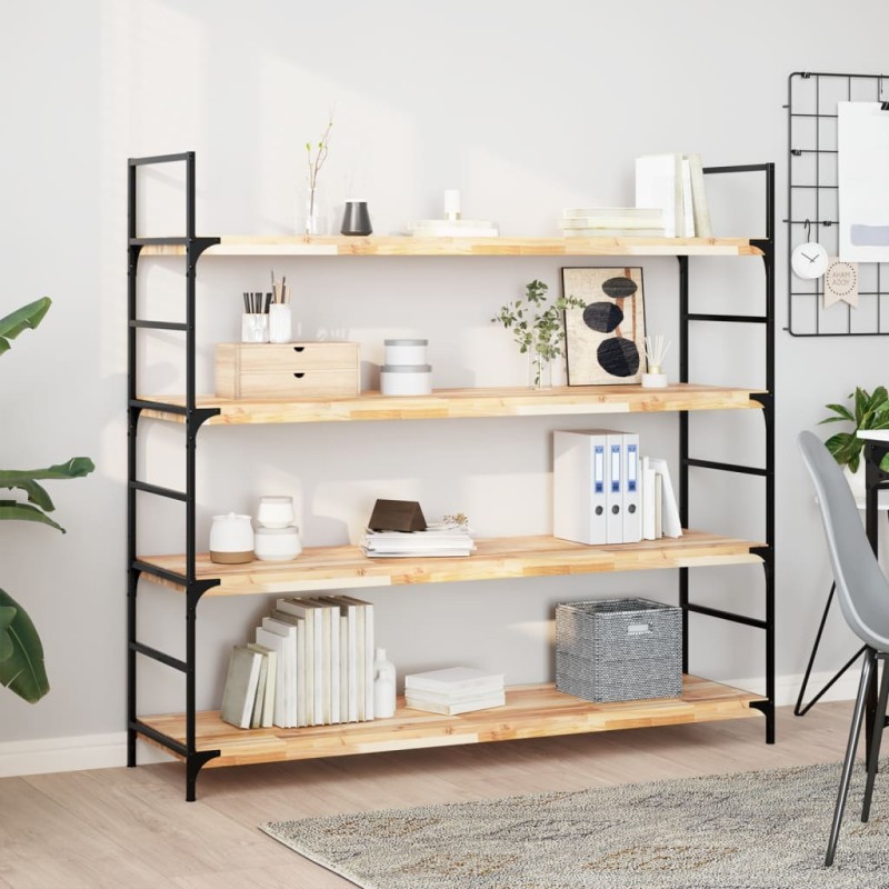 vidaXL Ράφι Κρεμαστό 140x40x4 εκ. Ακατέργαστο Μασίφ Ξύλο Ακακίας