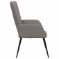 vidaXL Πολυθρόνα Relax Χρώμα Taupe Υφασμάτινη
