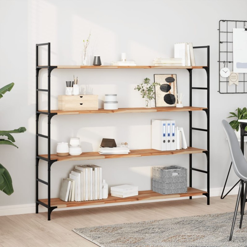 vidaXL Ράφι Κρεμαστό 140x30x2 εκ. Φινίρισμα Λαδιού Μασίφ Ακακία
