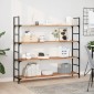 vidaXL Ράφι Κρεμαστό 140x30x2 εκ. Φινίρισμα Λαδιού Μασίφ Ακακία