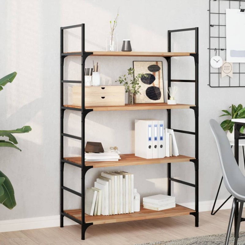 vidaXL Ράφια Πλωτά 4 τεμ. 100x40x2 εκ. από Μασίφ Ξύλο Ακακίας με Φινίρισμα Λαδιού