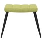 vidaXL Πολυθρόνα Relax Πράσινη Υφασμάτινη με Σκαμπό