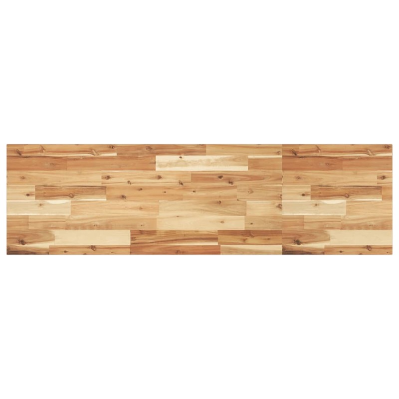 vidaXL Ράφι Κρεμαστό 160x40x2 εκ. Φινίρισμα Λαδιού Μασίφ Ακακία