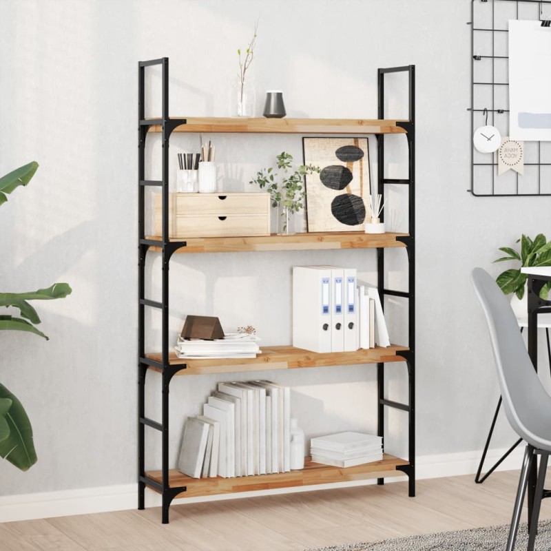 vidaXL Ράφια Πλωτά 3 τεμ. 80x20x4 εκ. από Μασίφ Ξύλο Ακακίας με Φινίρισμα Λαδιού