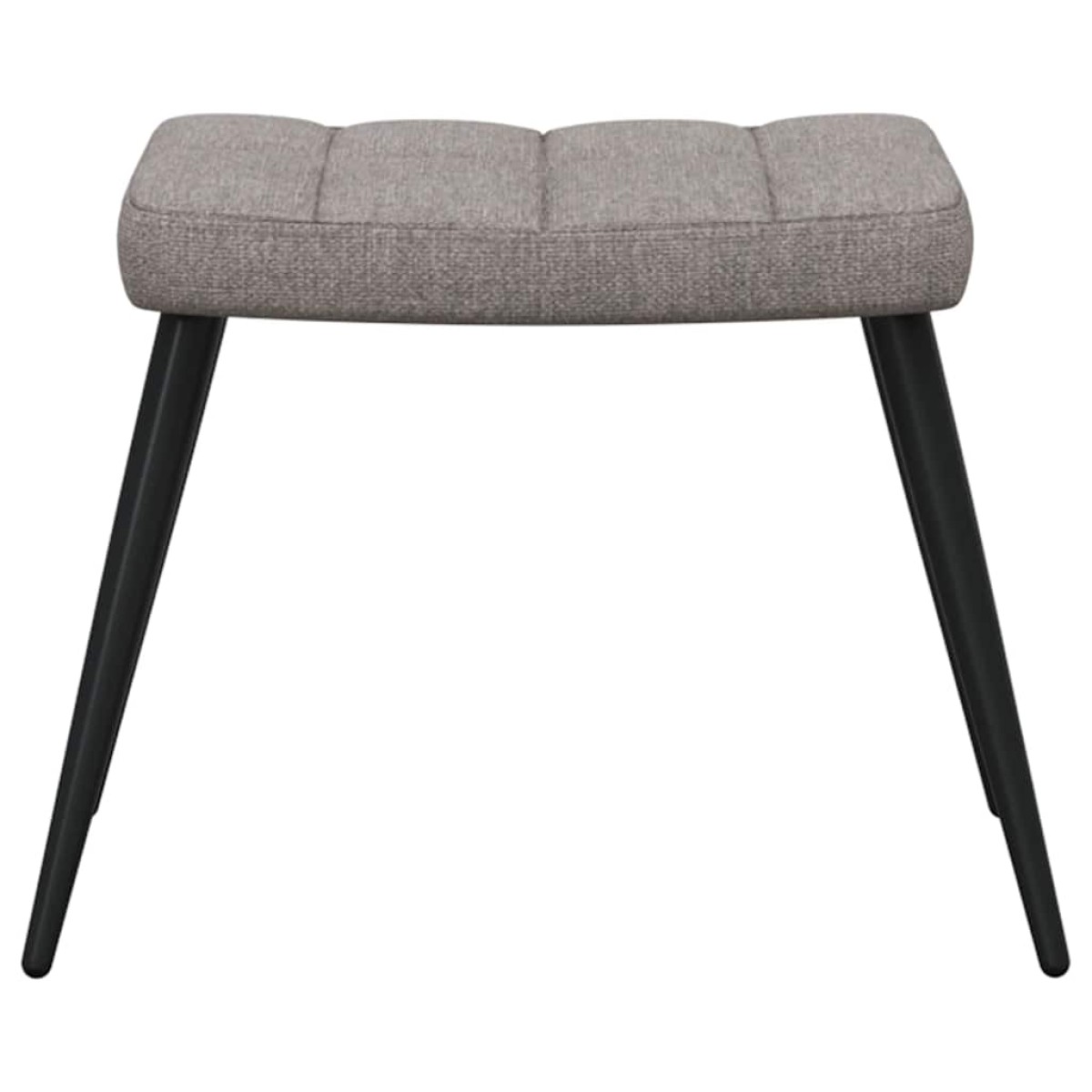 vidaXL Πολυθρόνα Relax Χρώμα Taupe Υφασμάτινη με Σκαμπό