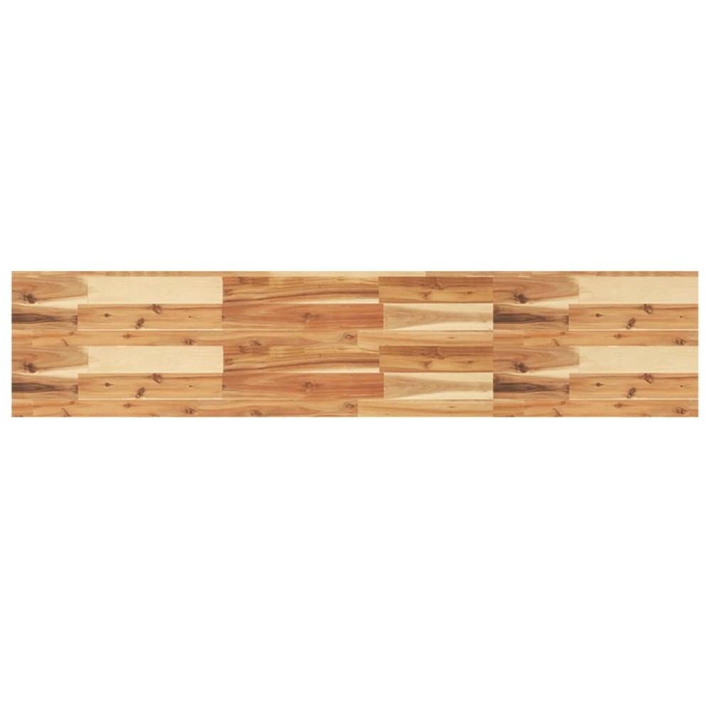 vidaXL Ράφι Κρεμαστό 120x30x4 εκ. Φινίρισμα Λαδιού Μασίφ Ακακία
