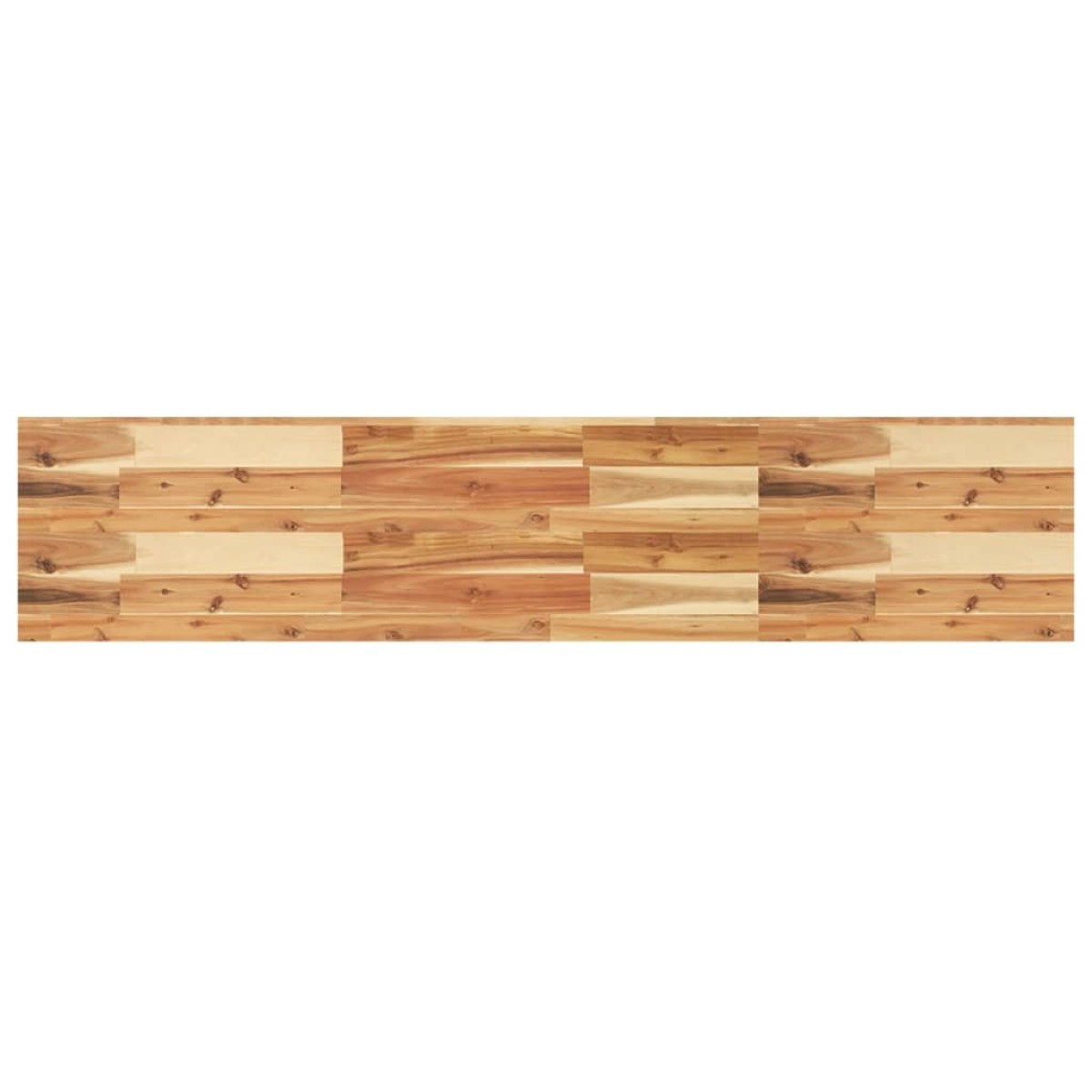 vidaXL Ράφια Κρεμαστά 3 Τεμ. 120x30x4εκ. Φινίρισμα Λαδιού Μασίφ Ακακία