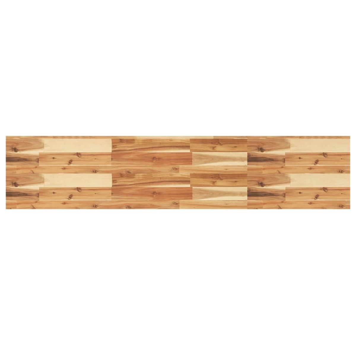 vidaXL Ράφια Κρεμαστά 3 Τεμ. 160x30x4εκ. Φινίρισμα Λαδιού Μασίφ Ακακία