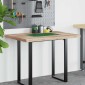 vidaXL Επιφάνεια Τραπεζιού 100x80x4 εκ. Μασίφ Ξύλο Ακακίας