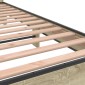 vidaXL Πλαίσιο Κρεβατιού Sonoma Δρυς 140x200 εκ. Επεξ. Ξύλο & Μέταλλο