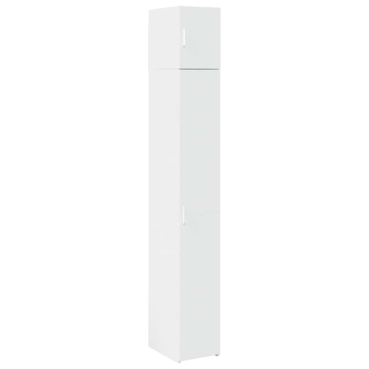 vidaXL Ντουλάπι Αποθήκευσης Στενό Λευκό 30x42,5x225 εκ. Επεξεργ. Ξύλο