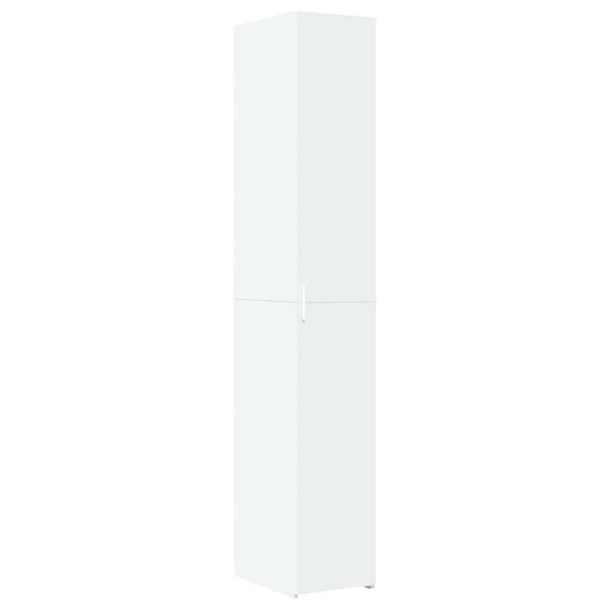 vidaXL Ντουλάπι Αποθήκευσης Στενό Λευκό 30x42,5x225 εκ. Επεξεργ. Ξύλο