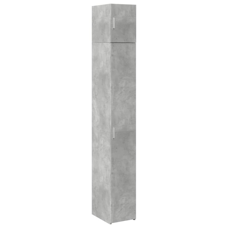 vidaXL Ντουλάπι Αποθήκευσης Στενό Γκρι 30x42,5x225 εκ. Επεξεργ. Ξύλο
