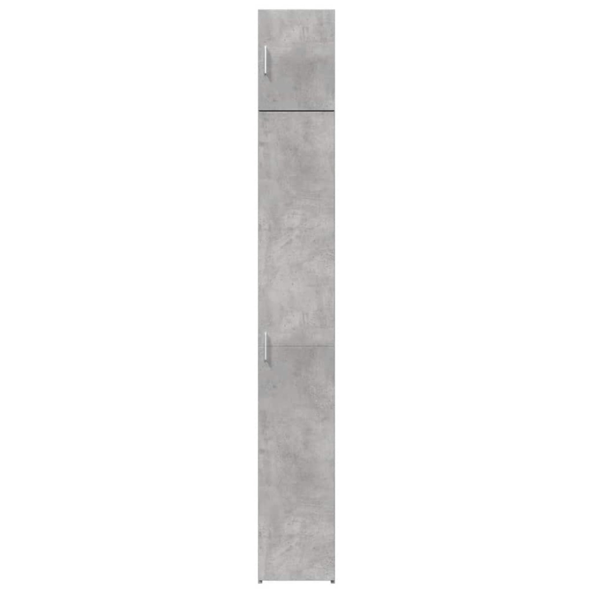 vidaXL Ντουλάπι Αποθήκευσης Στενό Γκρι 30x42,5x225 εκ. Επεξεργ. Ξύλο
