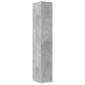 vidaXL Ντουλάπι Αποθήκευσης Στενό Γκρι 30x42,5x225 εκ. Επεξεργ. Ξύλο