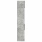 vidaXL Ντουλάπι Αποθήκευσης Στενό Γκρι 30x42,5x225 εκ. Επεξεργ. Ξύλο