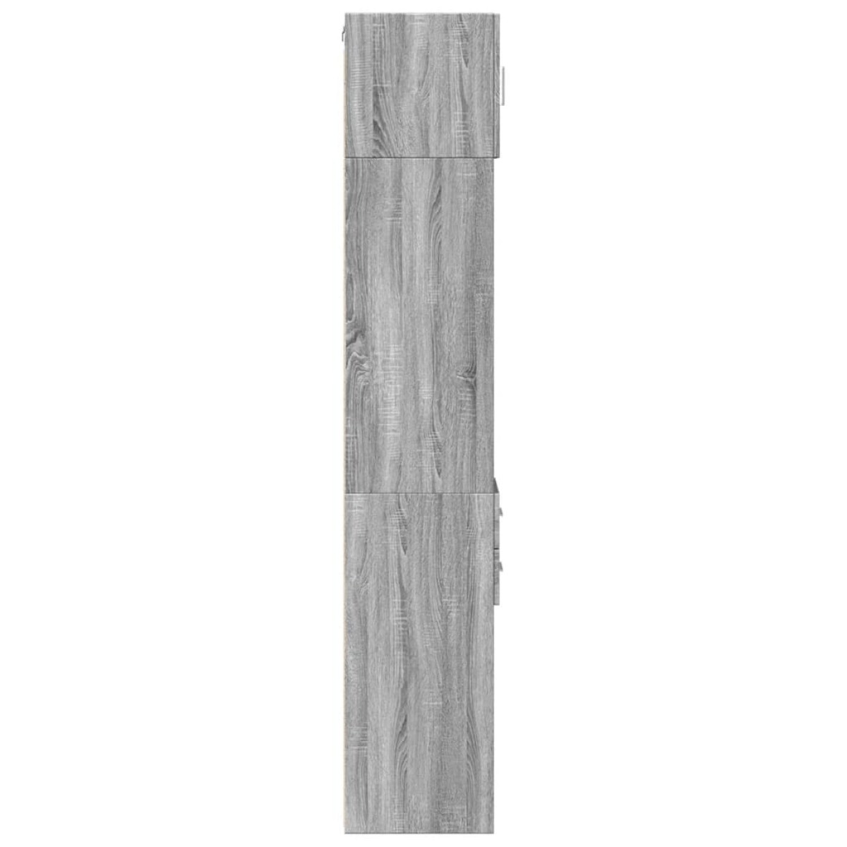 vidaXL Ντουλάπι Αποθήκευσης Στενό Γκρι 30x42,5x225 εκ. Επεξεργ. Ξύλο
