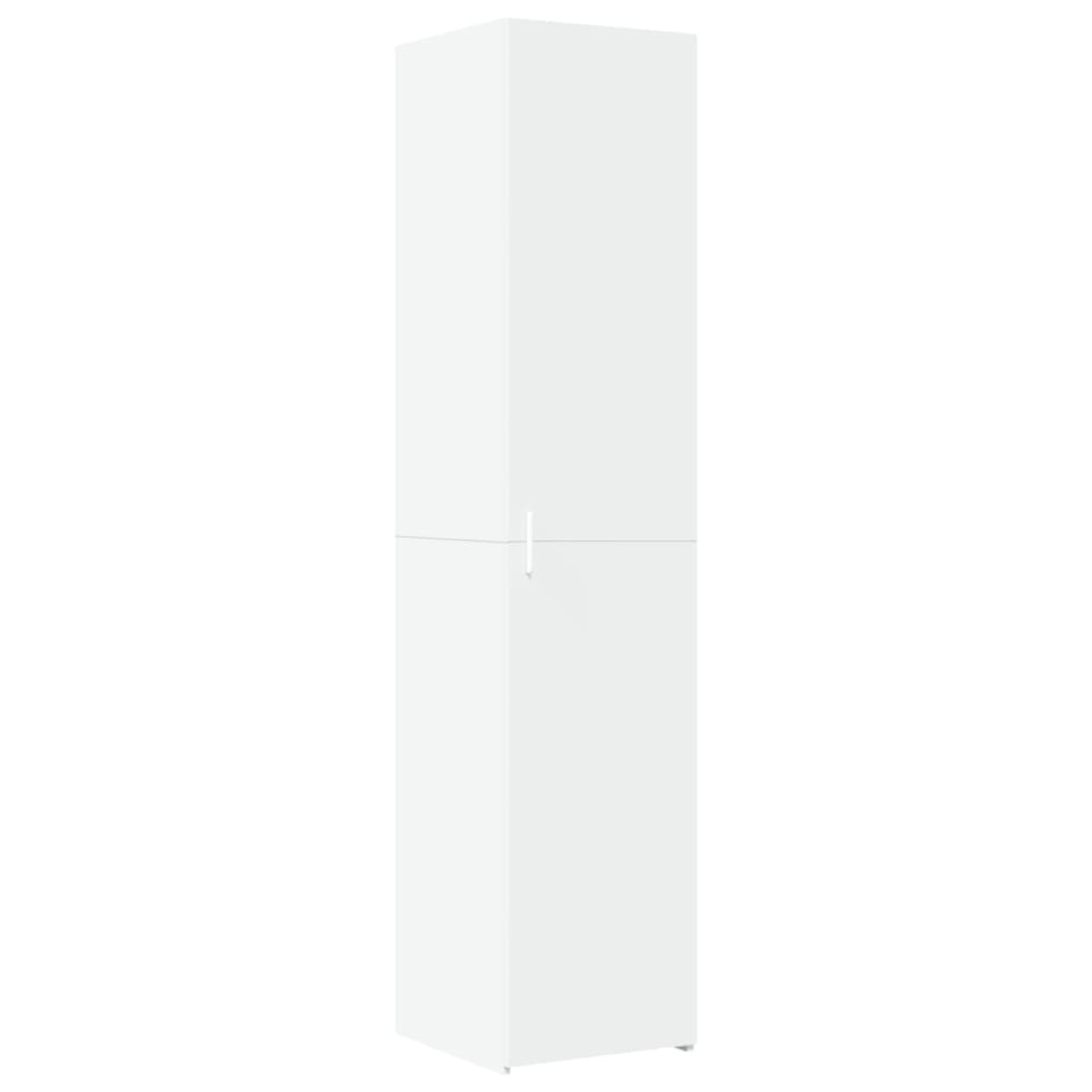 vidaXL Ντουλάπι Αποθήκευσης Στενό Λευκό 40x42,5x225 εκ. Επεξεργ. Ξύλο