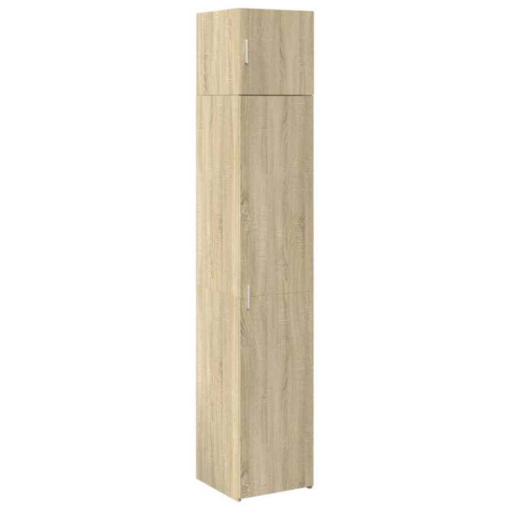 vidaXL Ντουλάπι Αποθήκευσης Στενό Δρυς 40x42,5x225 εκ. Επεξεργ. Ξύλο