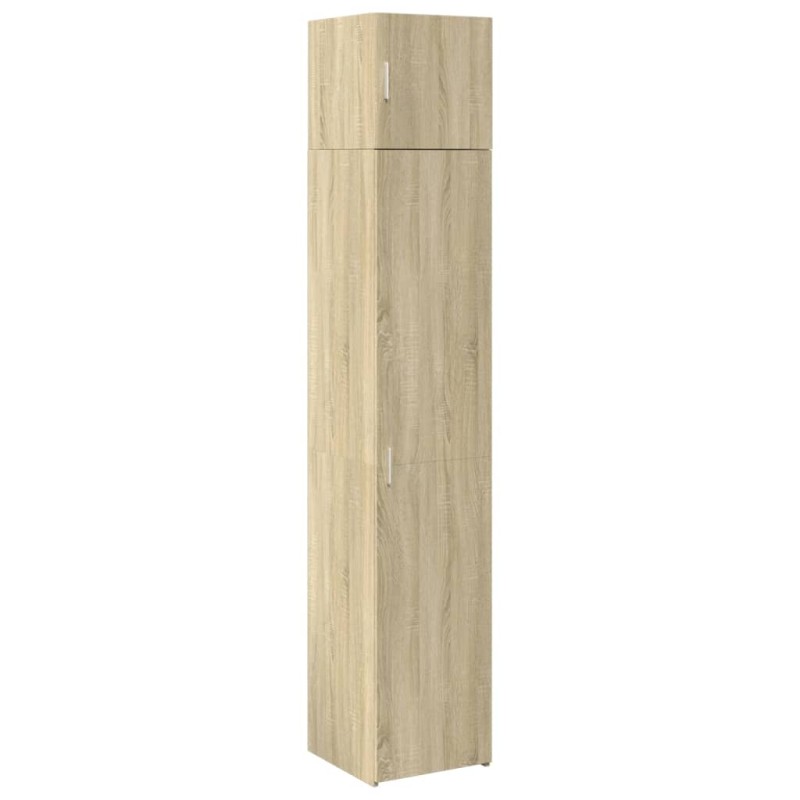 vidaXL Ντουλάπι Αποθήκευσης Στενό Δρυς 40x42,5x225 εκ. Επεξεργ. Ξύλο