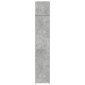 vidaXL Ντουλάπι Αποθήκευσης Στενό Γκρι 40x42,5x225 εκ. Επεξεργ. Ξύλο