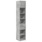 vidaXL Ντουλάπι Αποθήκευσης Στενό Γκρι 40x42,5x225 εκ. Επεξεργ. Ξύλο
