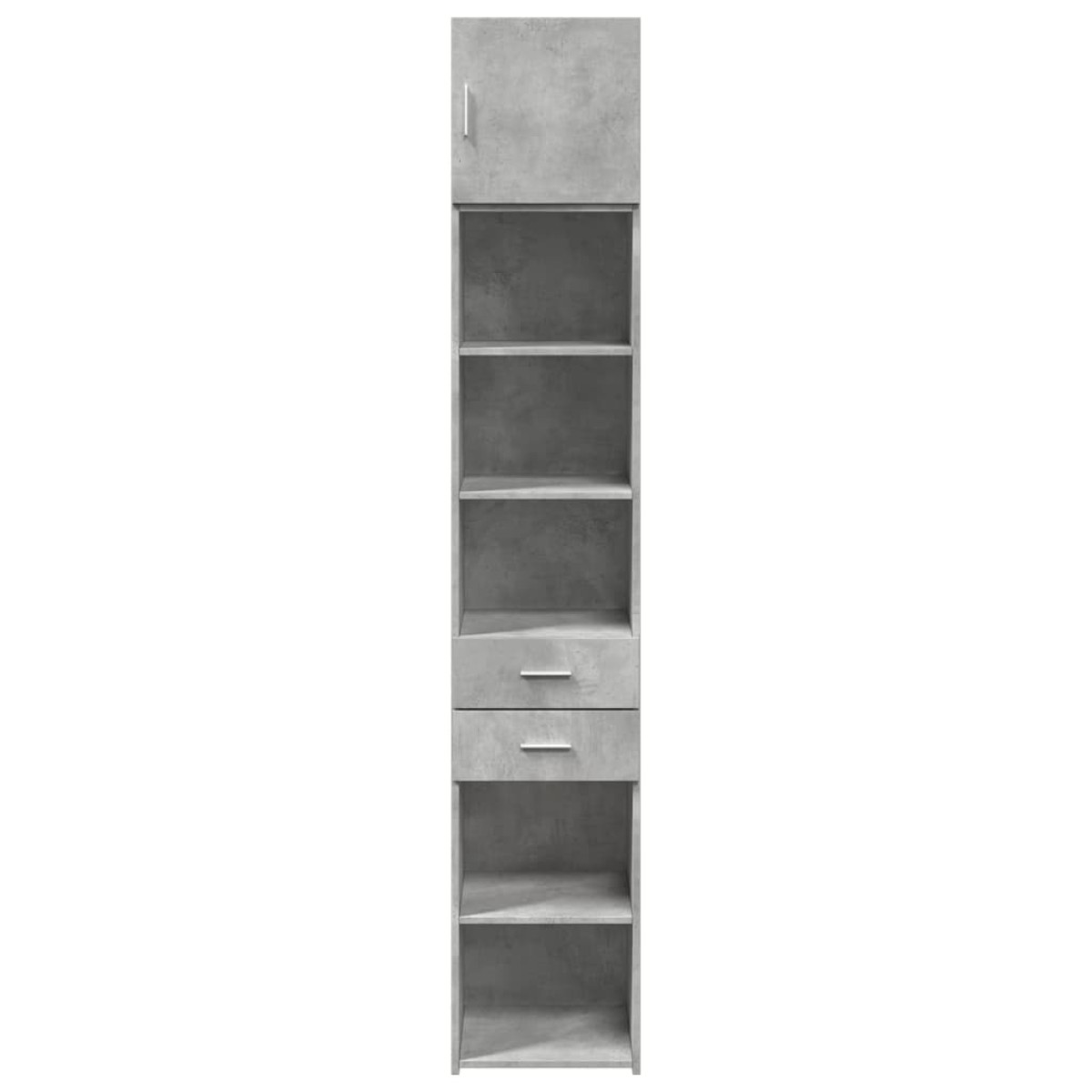 vidaXL Ντουλάπι Αποθήκευσης Στενό Γκρι 40x42,5x225 εκ. Επεξεργ. Ξύλο