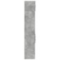 vidaXL Ντουλάπι Αποθήκευσης Στενό Γκρι 40x42,5x225 εκ. Επεξεργ. Ξύλο