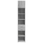 vidaXL Ντουλάπι Αποθήκευσης Στενό Δρυς 40x42,5x225 εκ. Επεξεργ. Ξύλο