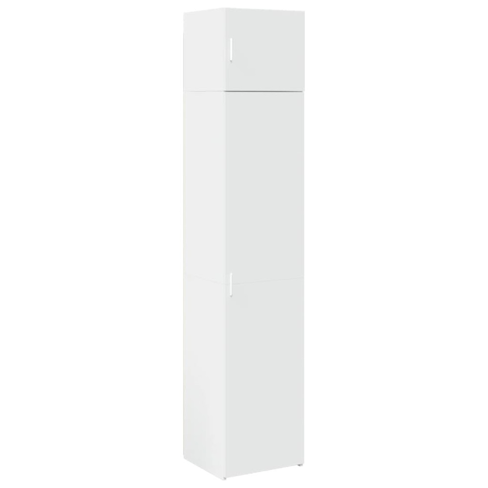 vidaXL Ντουλάπι Αποθήκευσης Στενό Λευκό 45x42,5x225 εκ. Επεξεργ. Ξύλο