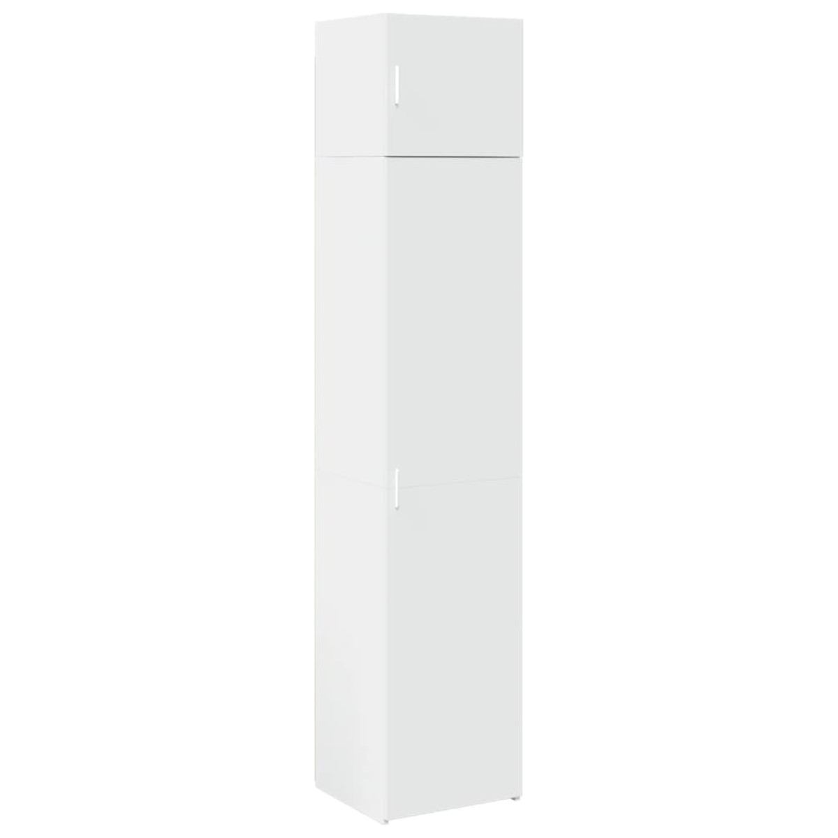 vidaXL Ντουλάπι Αποθήκευσης Στενό Λευκό 45x42,5x225 εκ. Επεξεργ. Ξύλο