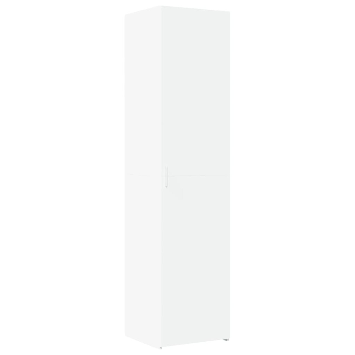 vidaXL Ντουλάπι Αποθήκευσης Στενό Λευκό 45x42,5x225 εκ. Επεξεργ. Ξύλο
