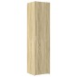 vidaXL Ντουλάπι Αποθήκευσης Στενό Δρυς 45x42,5x225 εκ. Επεξεργ. Ξύλο