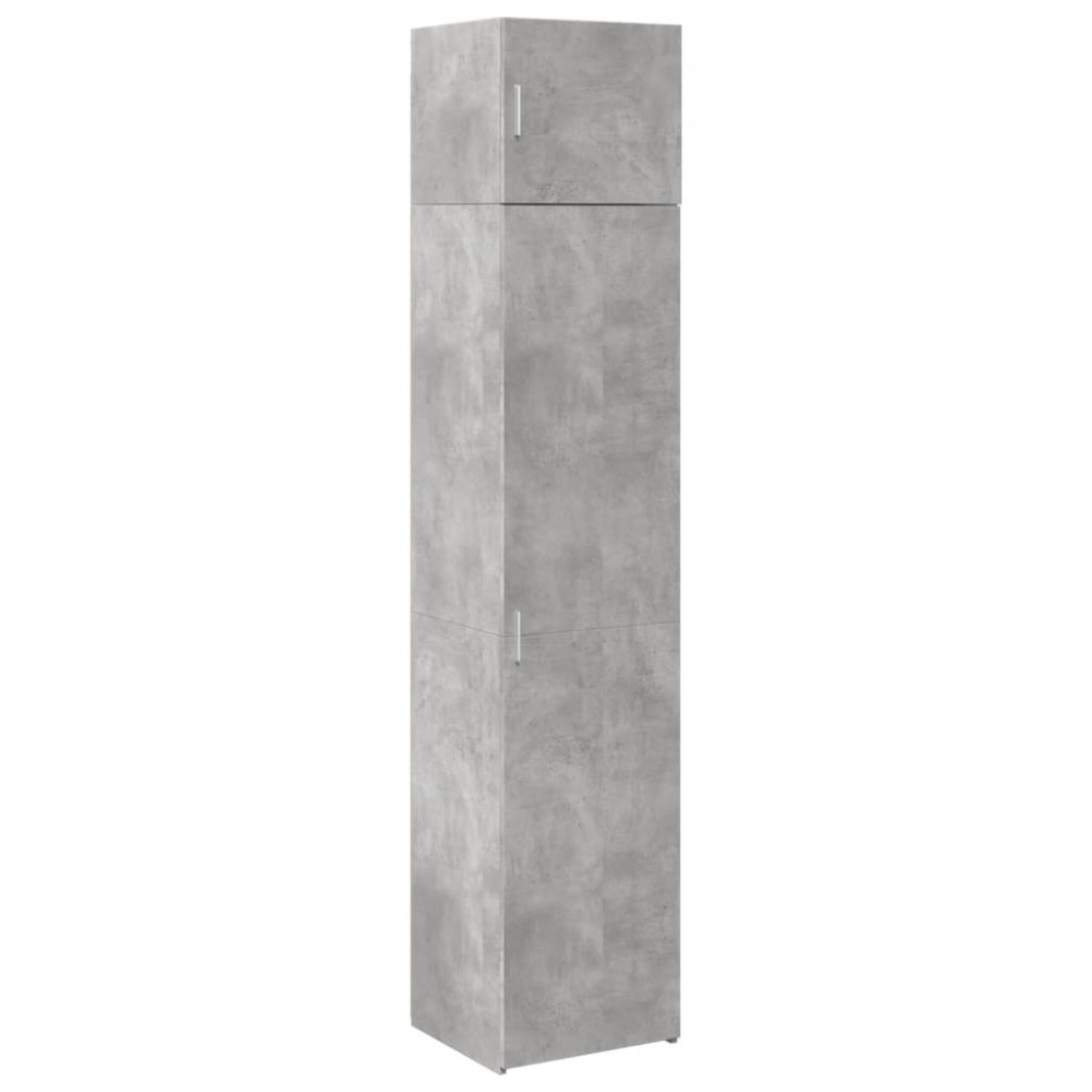 vidaXL Ντουλάπι Αποθήκευσης Στενό Γκρι 45x42,5x225 εκ. Επεξεργ. Ξύλο