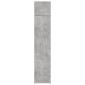 vidaXL Ντουλάπι Αποθήκευσης Στενό Γκρι 45x42,5x225 εκ. Επεξεργ. Ξύλο