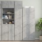 vidaXL Ντουλάπι Αποθήκευσης Στενό Γκρι 45x42,5x225 εκ. Επεξεργ. Ξύλο