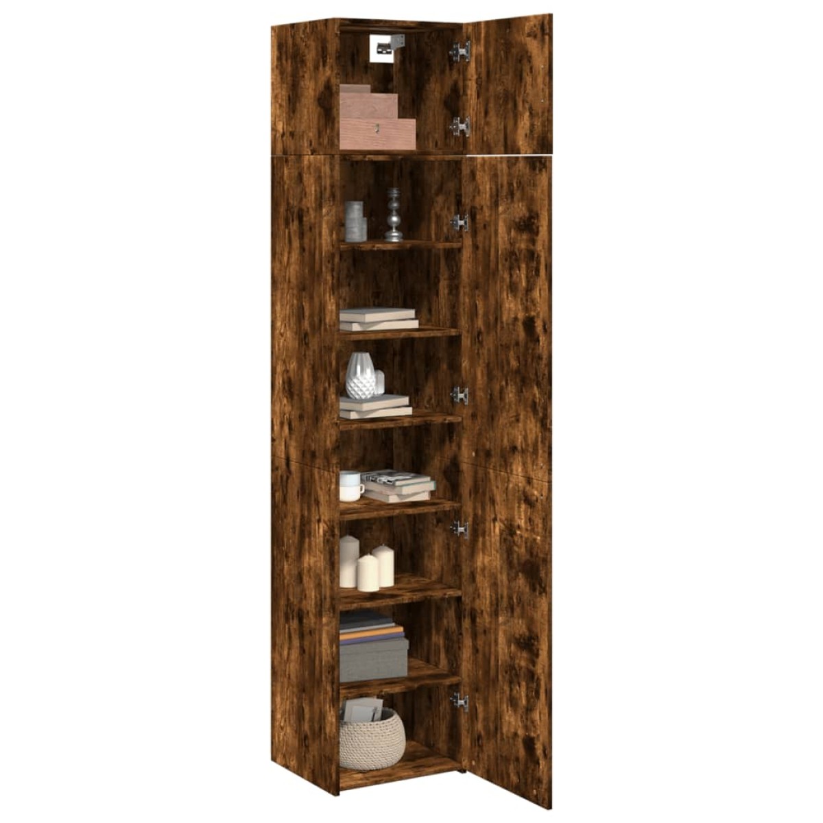 vidaXL Ντουλάπι Αποθήκευσης Στενό Δρυς 45x42,5x225 εκ. Επεξεργ. Ξύλο