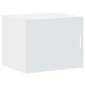 vidaXL Ντουλάπι Αποθήκευσης Στενό Λευκό 50x42,5x225 εκ. Επεξεργ. Ξύλο