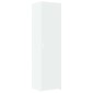 vidaXL Ντουλάπι Αποθήκευσης Στενό Λευκό 50x42,5x225 εκ. Επεξεργ. Ξύλο