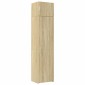 vidaXL Ντουλάπι Αποθήκευσης Στενό Δρυς 50x42,5x225 εκ. Επεξεργ. Ξύλο