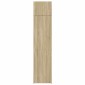 vidaXL Ντουλάπι Αποθήκευσης Στενό Δρυς 50x42,5x225 εκ. Επεξεργ. Ξύλο