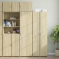 vidaXL Ντουλάπι Αποθήκευσης Στενό Δρυς 50x42,5x225 εκ. Επεξεργ. Ξύλο