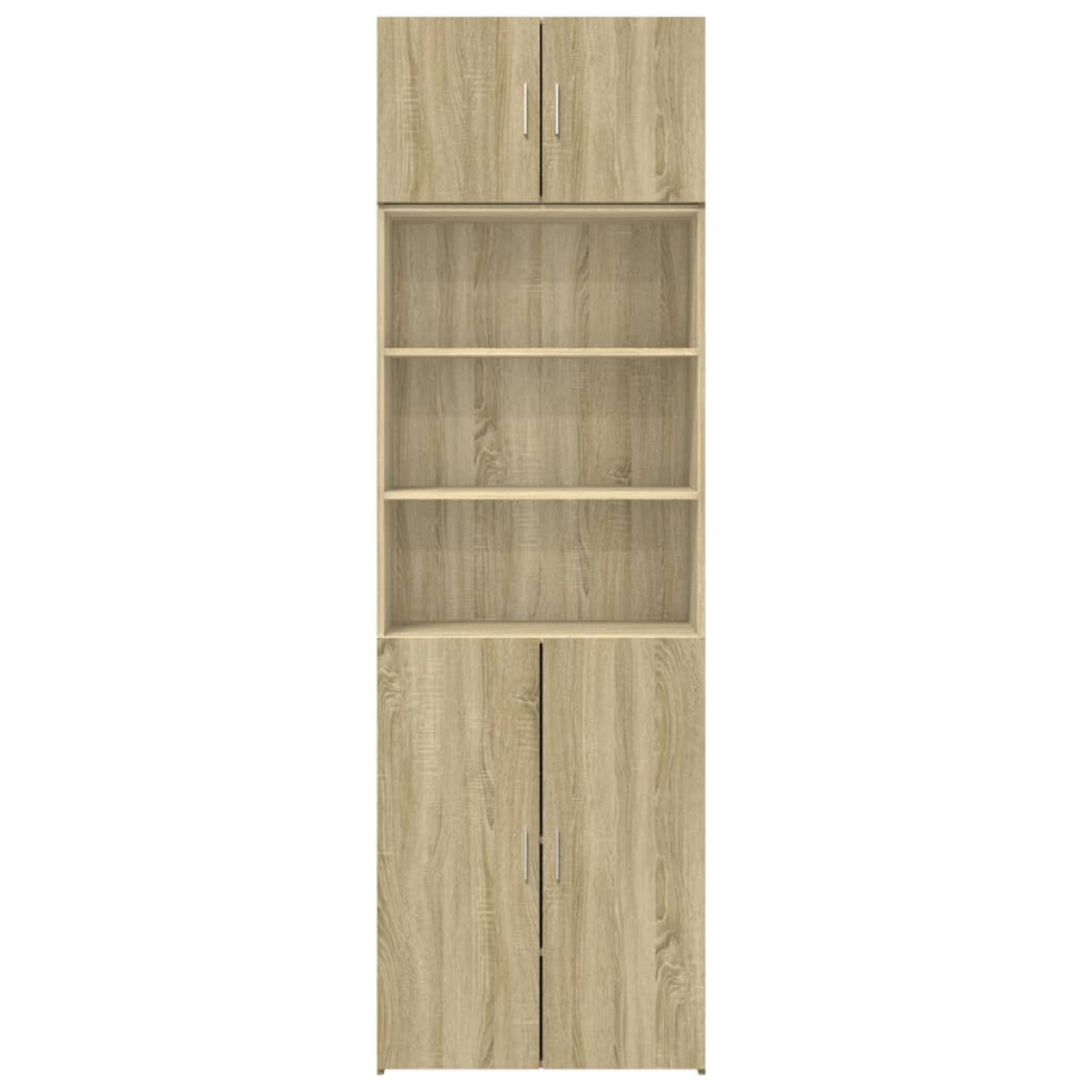 vidaXL Ραφιέρα με Ντουλάπια Sonoma Δρυς 70x42,5x225 εκ. Επεξ. Ξύλο