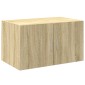 vidaXL Ραφιέρα με Ντουλάπια Sonoma Δρυς 70x42,5x225 εκ. Επεξ. Ξύλο