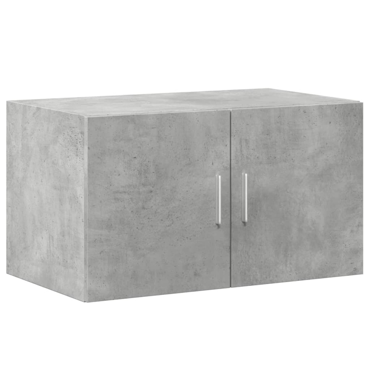 vidaXL Ραφιέρα με Ντουλάπια Γκρι Σκυροδέμ. 70x42,5x225 εκ. Επεξ. Ξύλο